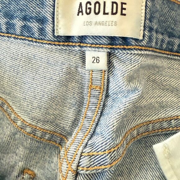 AGOLDE 90'S Mid Rise Distressed Snapshot 26 - Picture 4 of 5